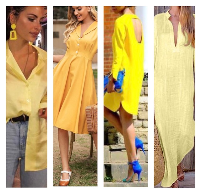 Everyone looks good in a shade of Yellow